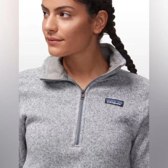 Patagonia Better Sweater 1/4-Zip Fleece Jacket - Gray - Picture 3 of 14